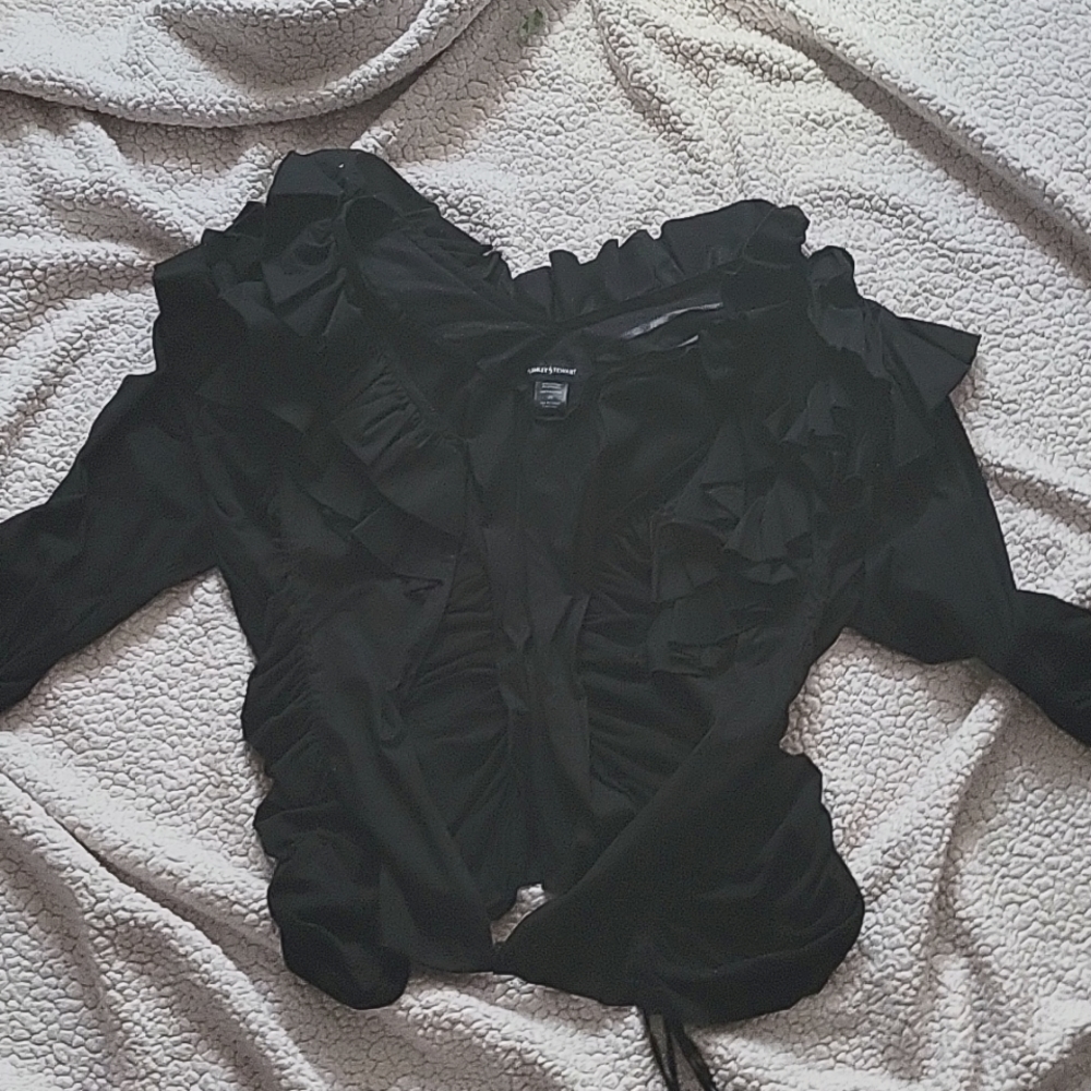 Ashley Stewart blouse black size 20